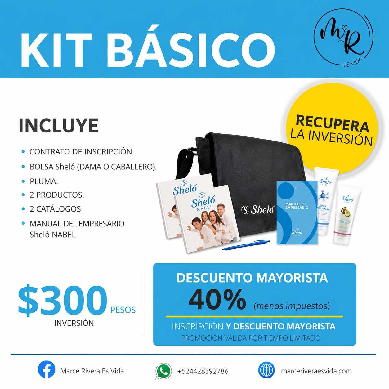 Kit Básico — $300 MXN + impuestos
