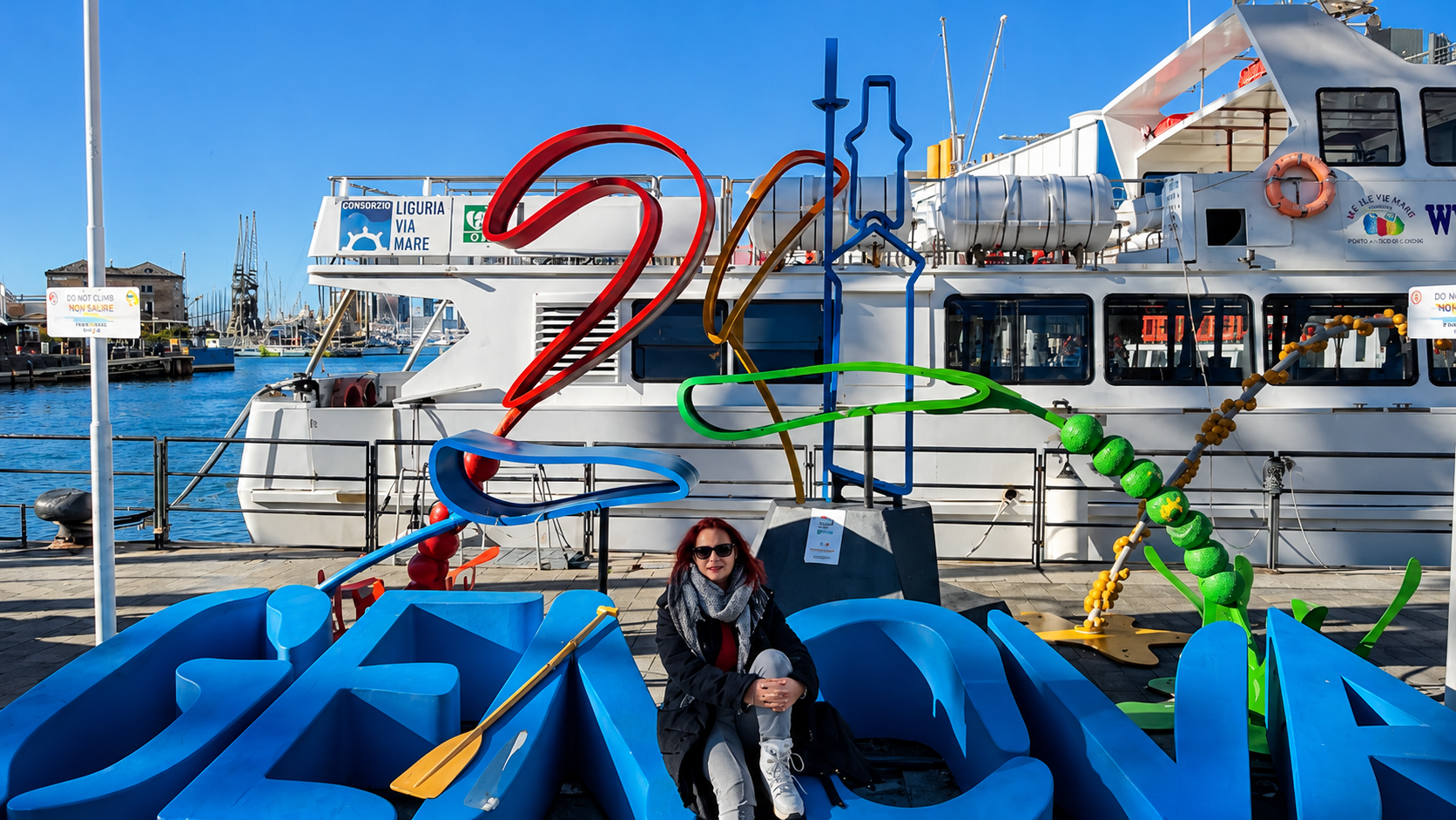 Marce Rivera en Génova, Italia