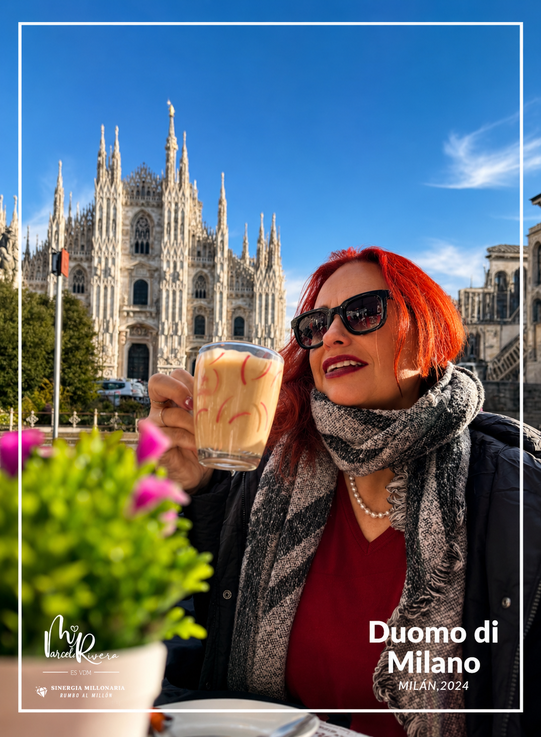 Marce Rivera en Milán, Italia