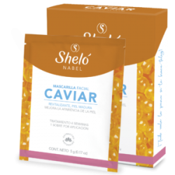 mascarilla facial de caviar 4 sobres de 5 gr c/u S624