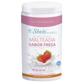 Malteada light sabor fresa 460 gr. S710